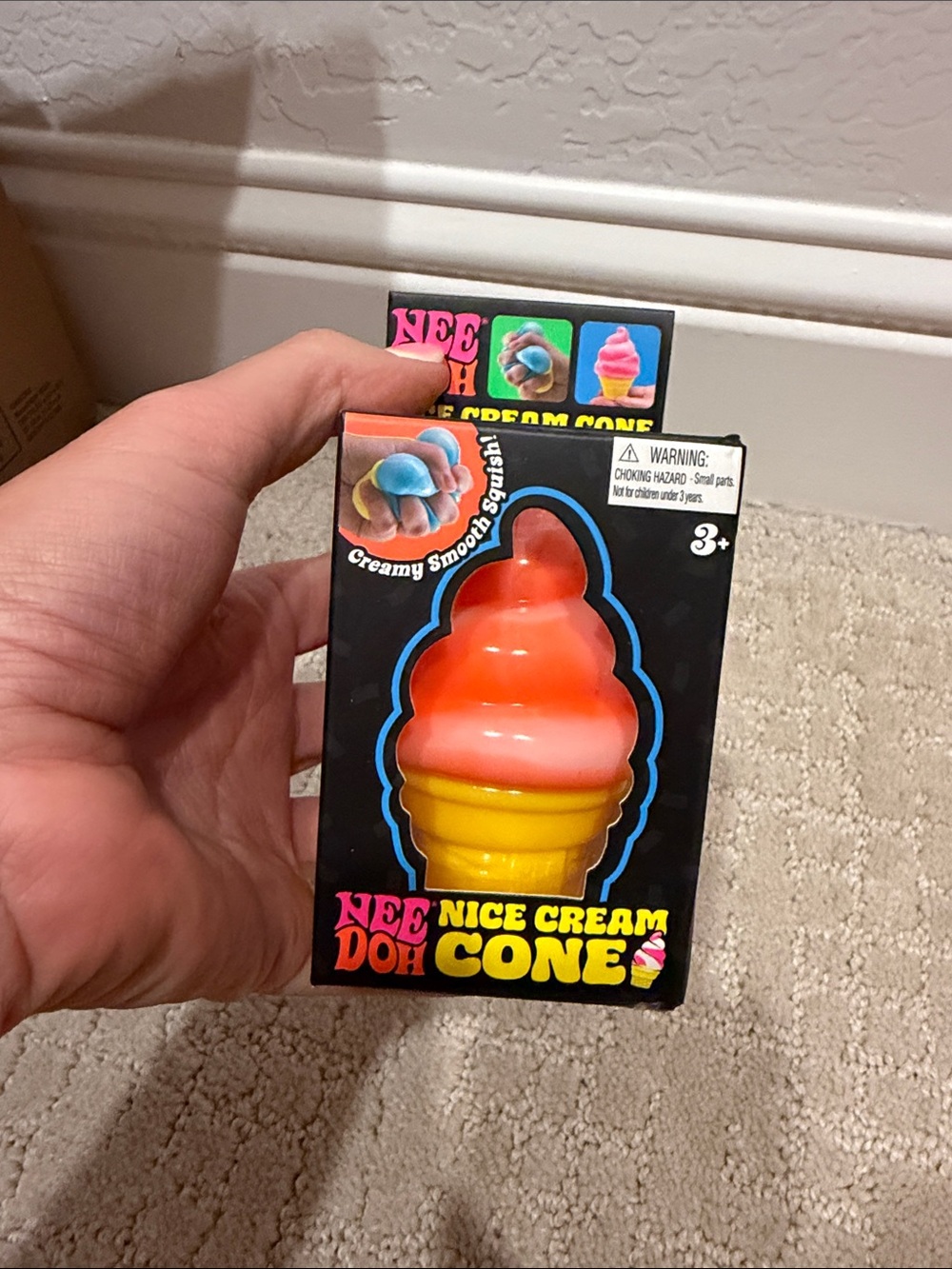AUTHENTIC hard to get ORANGE* Nice Cream Cone - Orange